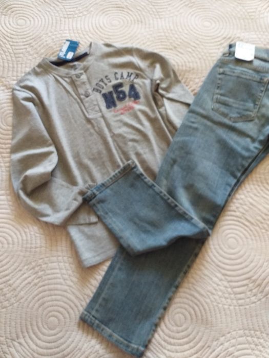 Лот дънки Cubus  , блузка /тениска 134 / 140