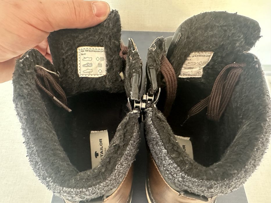 Tom Tailor мъжки зимни боти 41 номер стелка 26,7 см