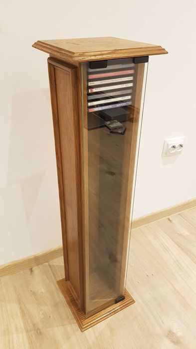 Suport pentru 58 compact discuri audio vintage