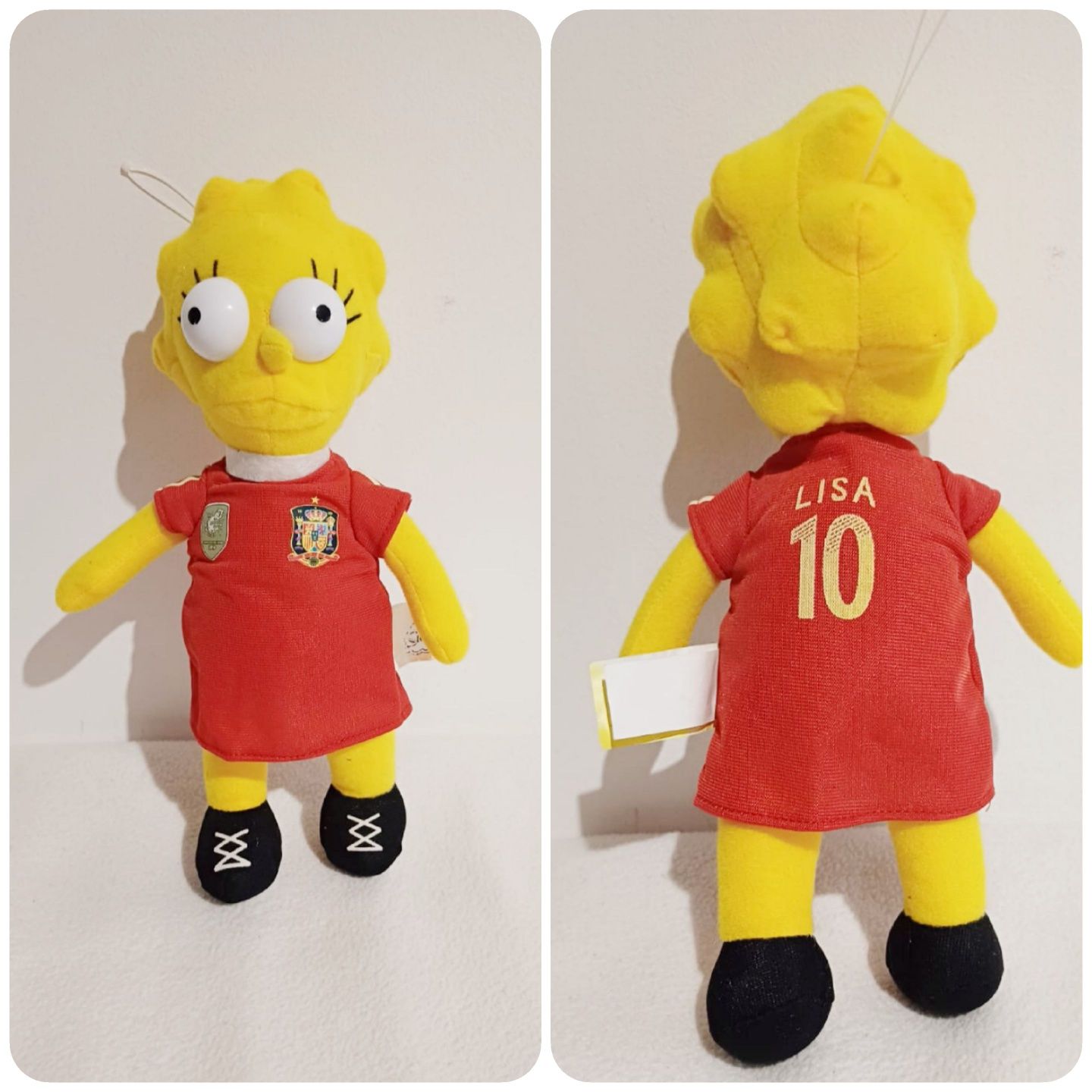 Homer și Lisa Simpson din pluș