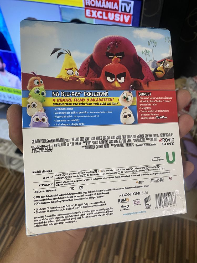 Blu-ray The Angry Birds Movie steelbook