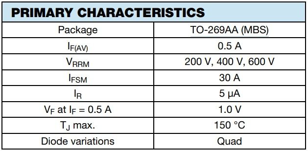 Punte de diode B6S