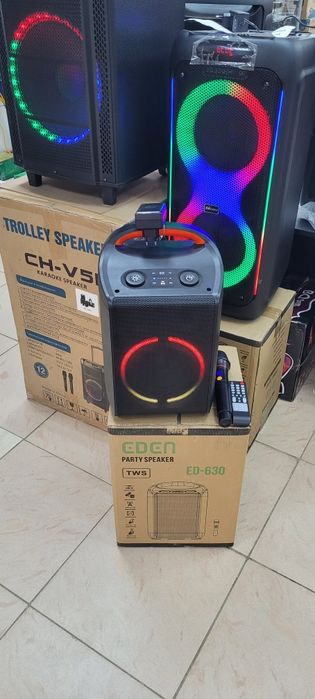 Активные колонки(ориг.)! С р/микрофоном маг СПУТНИК