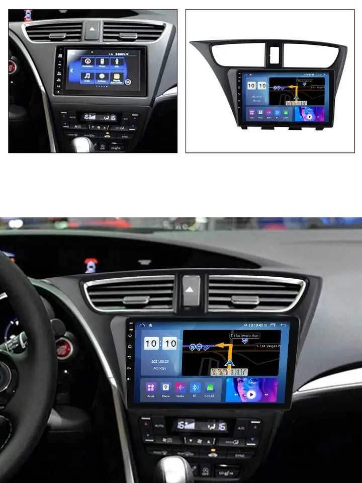 Мултимедия Двоен дин за Honda Civic Андроид навигация плеър с Android