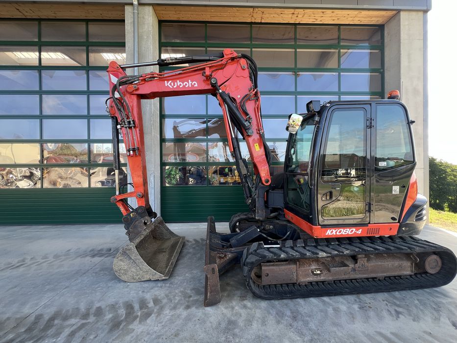 Excavator Kubota kx080-4– 2013 | Stare excelentă | Germania