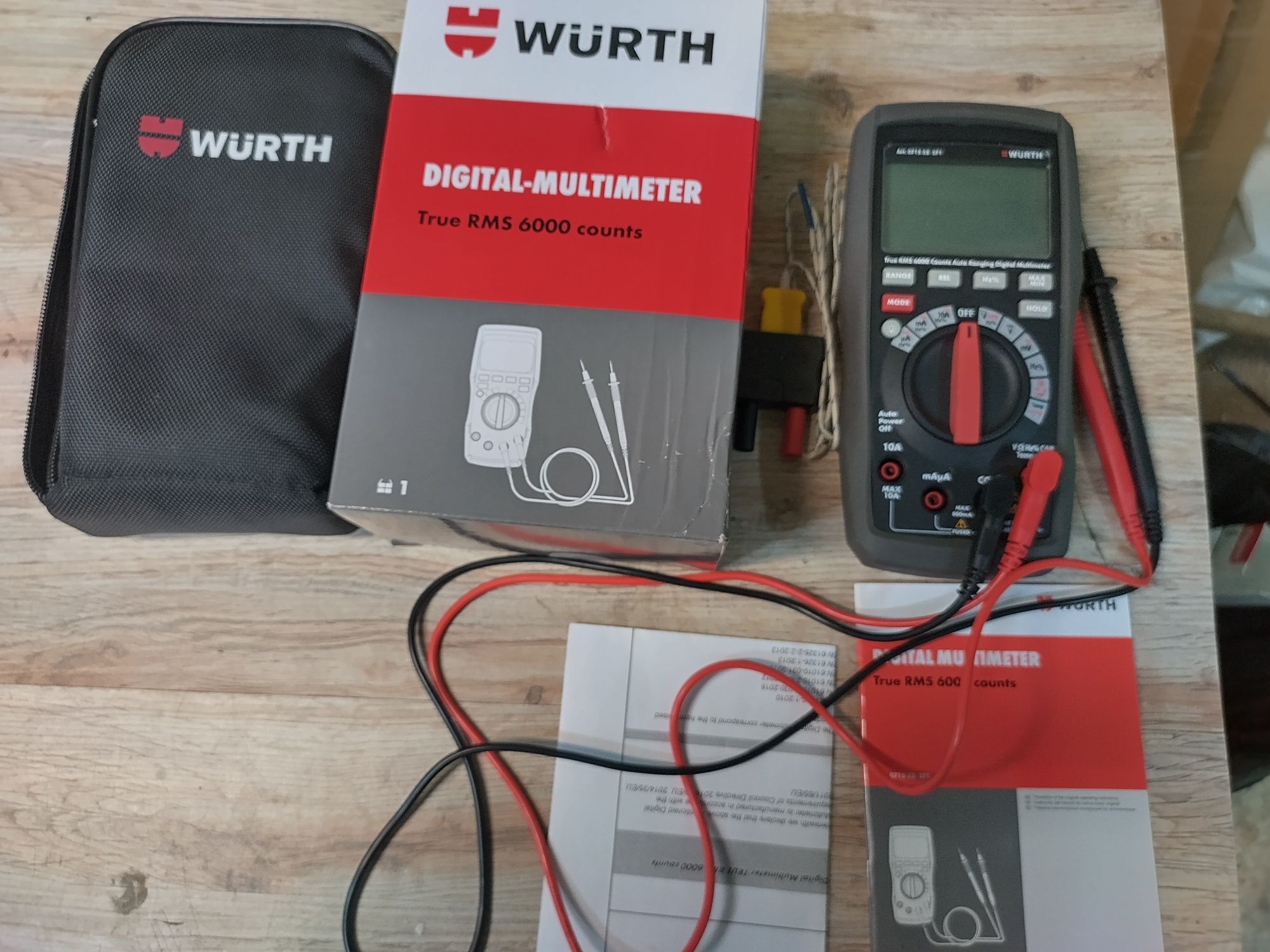 Мултиметър 1000 V  TRMS WURTH