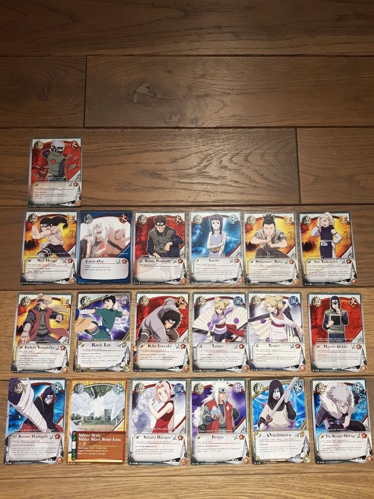 Naruto Collective Card Game: Rare, Uncommon and Common Cards