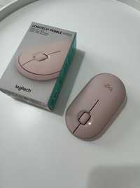 Mouse wireless Logitech Pebble M350, Roz