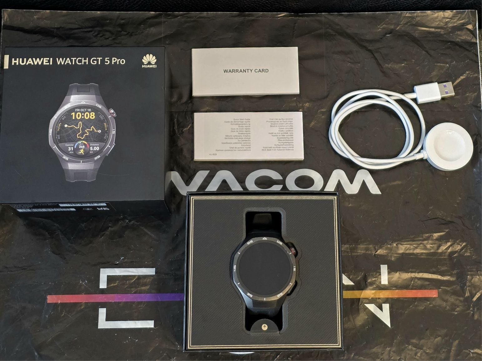 46mm Huawei watch GT 5 PRO Гаранция VIVACOM 2026 BLACK