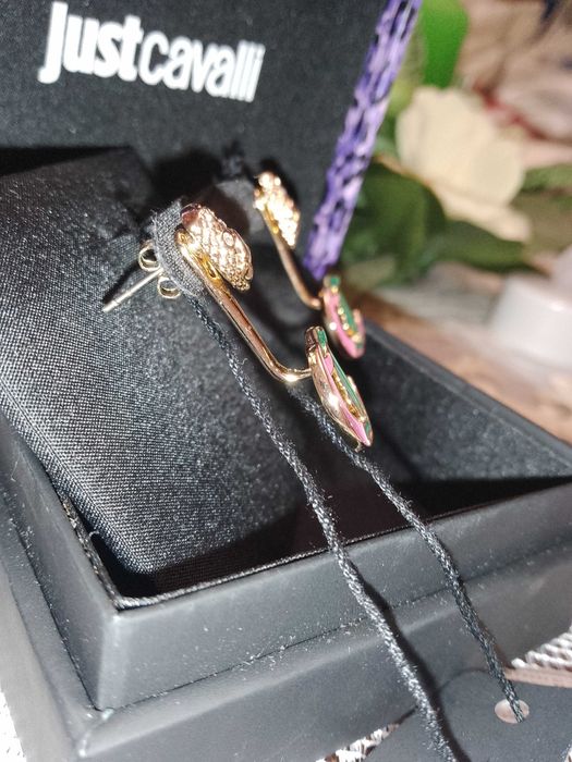 just cavalli нови цветни обеци