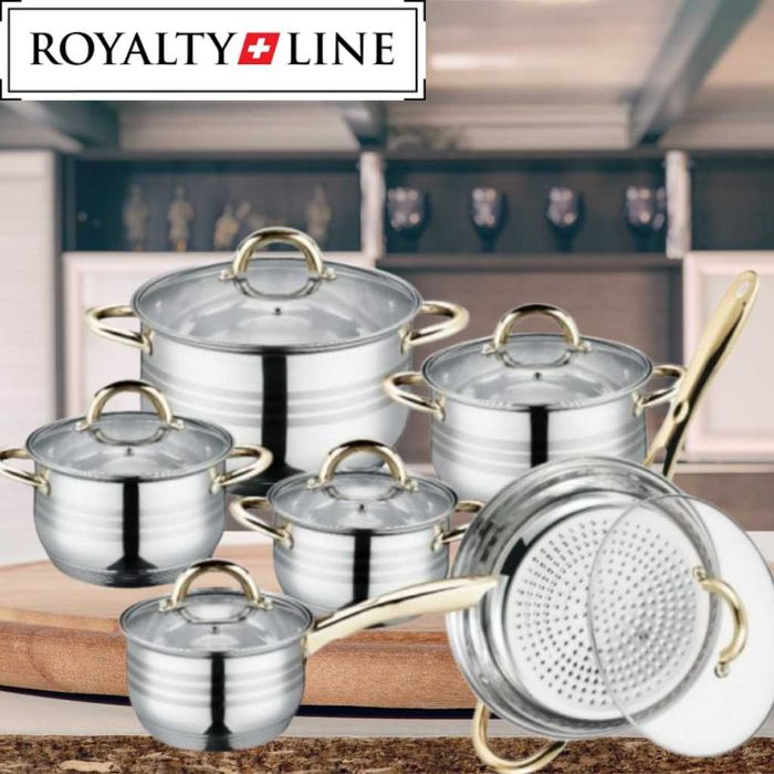 Комплект тенджери и тиган Royalty Line RL-