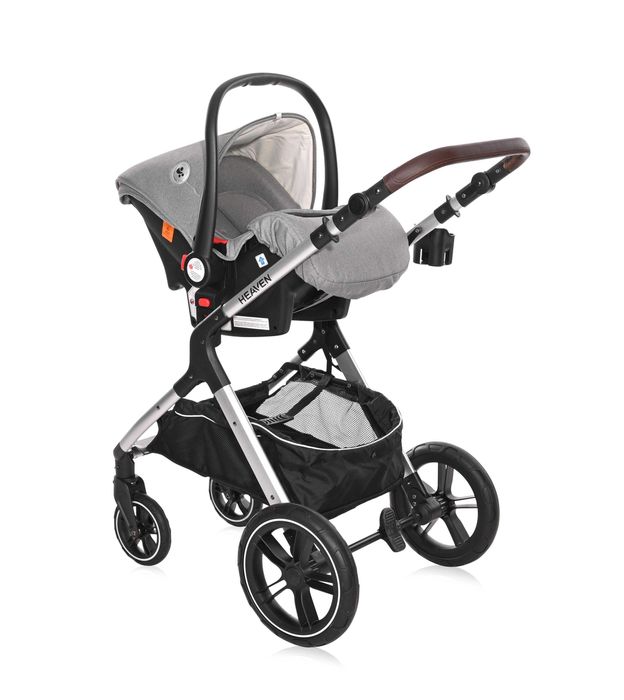 Детска комбинирана количка - Heaven Set, сива