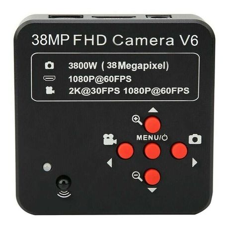 Camera Video 38MP 2K FHD 60FPS HDMI Pentru Microscop Trinocular Video