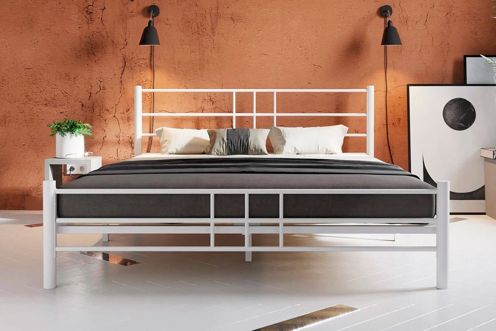 Temir krovat loft stilda