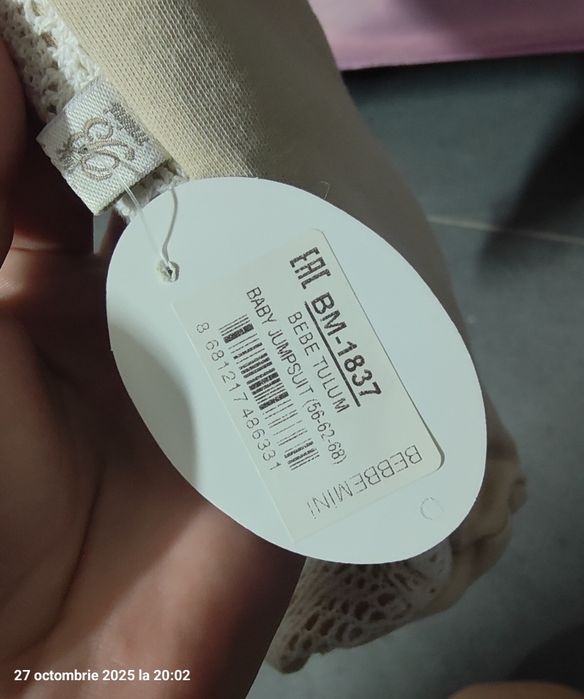 Salopeta noua bebe fetița drăguță si elegantă