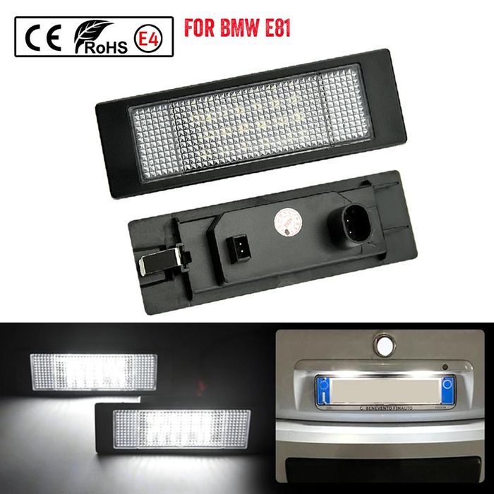 Плафони LED №5065-6 за регистрационен номер BMW 1 Серия E81 E87 E63 E6