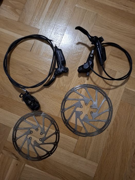 Спирачки SRAM Code R + преден и заден диск!