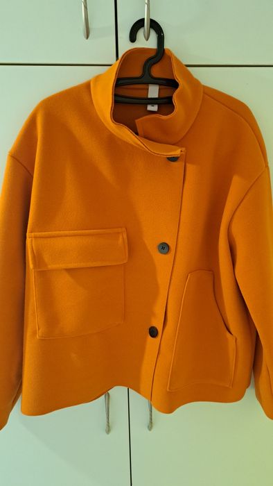 Дамско oversized късо палтенце