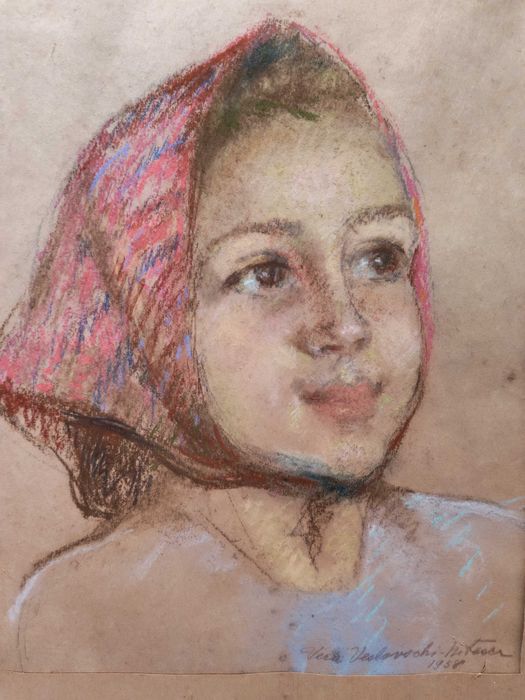 Tablou Vera Veslovschi Nitescu - pastel pe hartie