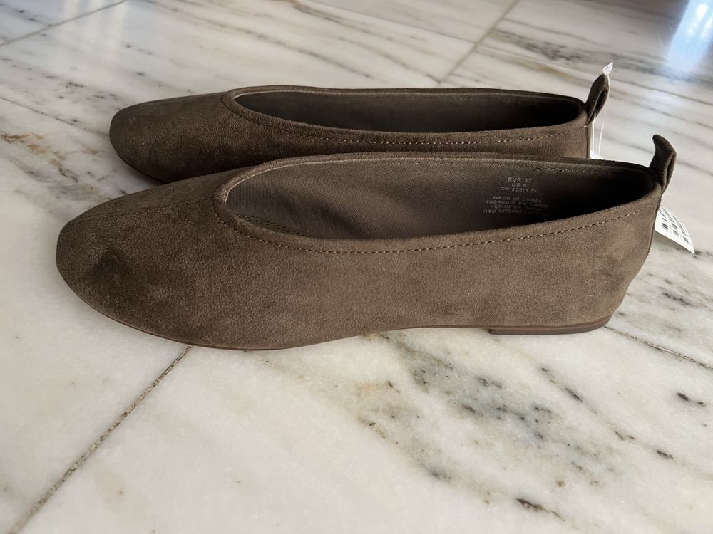 Кафяви балерини H&M