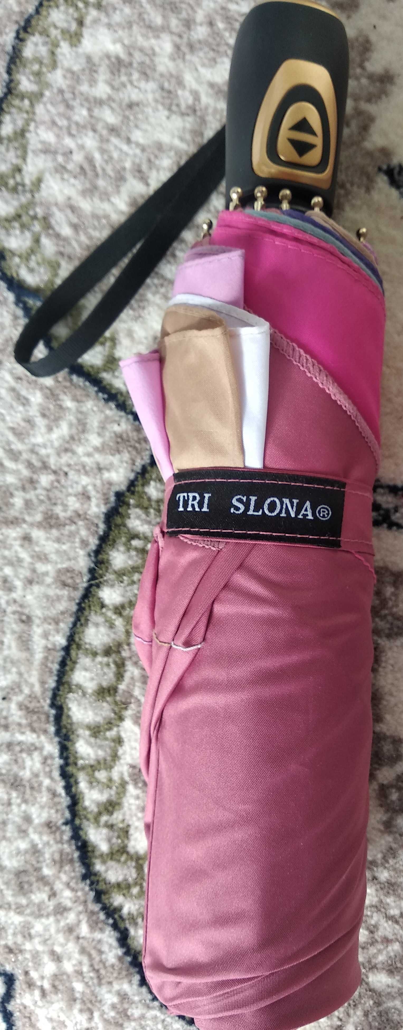 Новый женский зонт "Три слона"