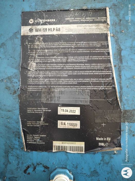 ulei hidraulic HLP68