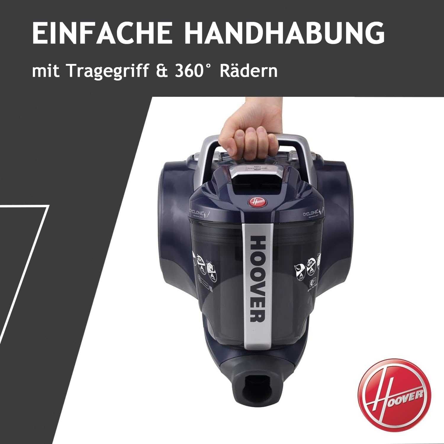 Мощна Прахосмукачка без торба Hoover br71, 700 Watt, 2л.