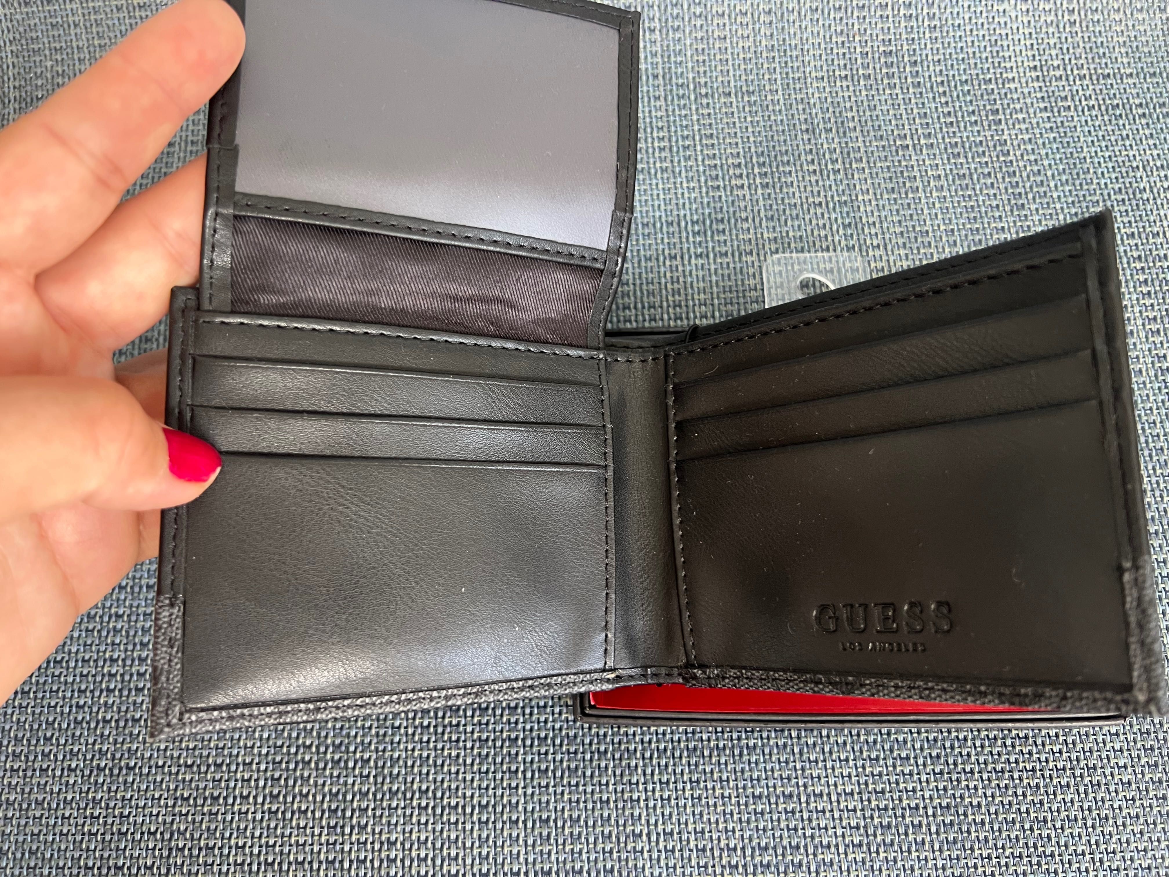 НАМАЛЕНИЕ 79лв не 139 оригинален Tommy Hilfiger Guess мъжки портфейл