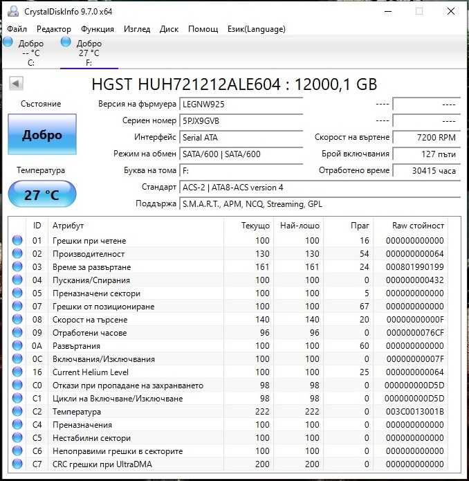 Хард диск HDD Western Digital 12TB Ultrastar