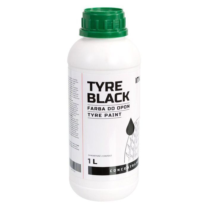 Vopsea anvelope black tyre 1l invento