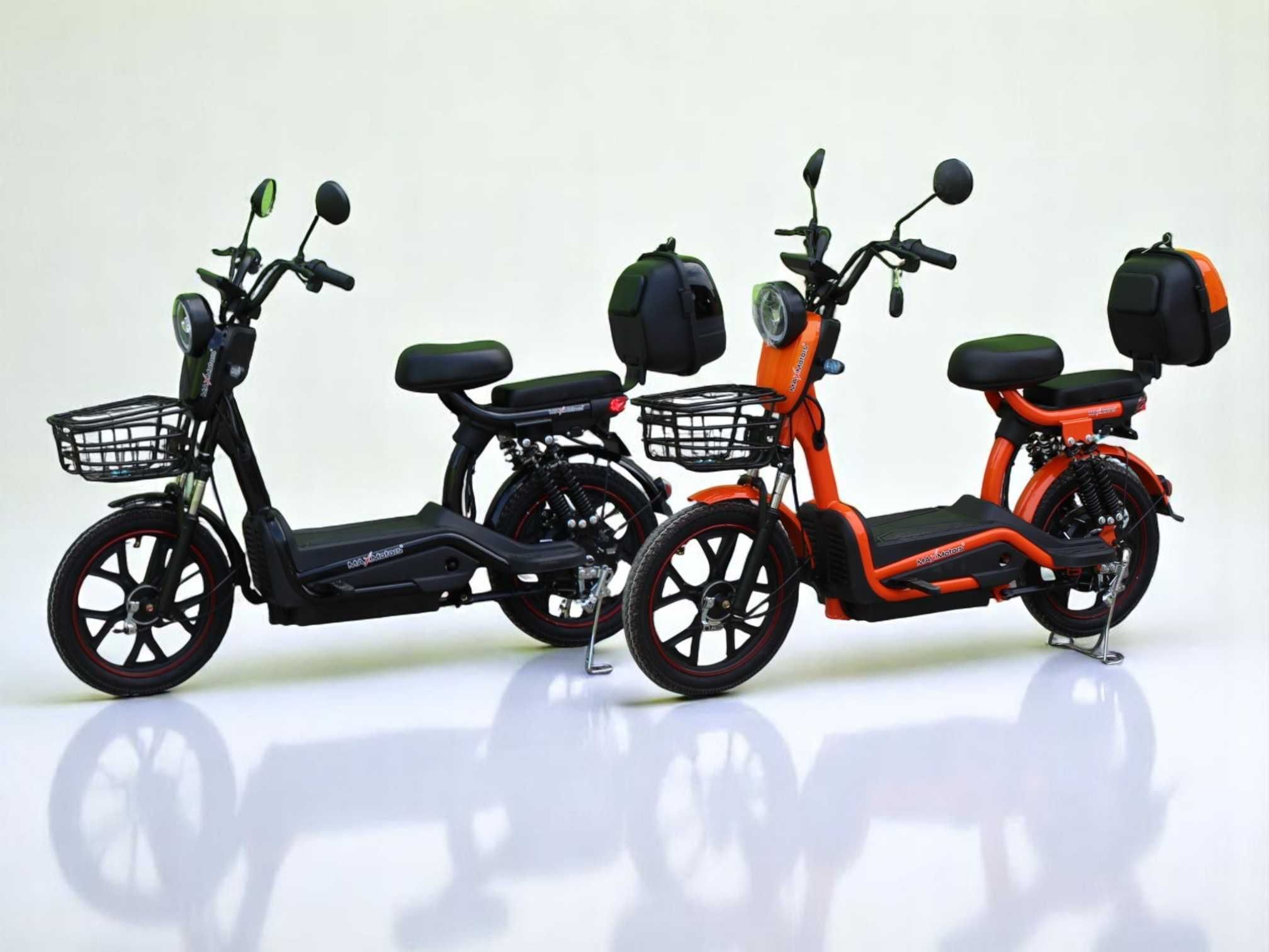 НОВ МОДЕЛ Електрически мотопед с педали MaxMotors EBZ18 750W|48V| 20Ah