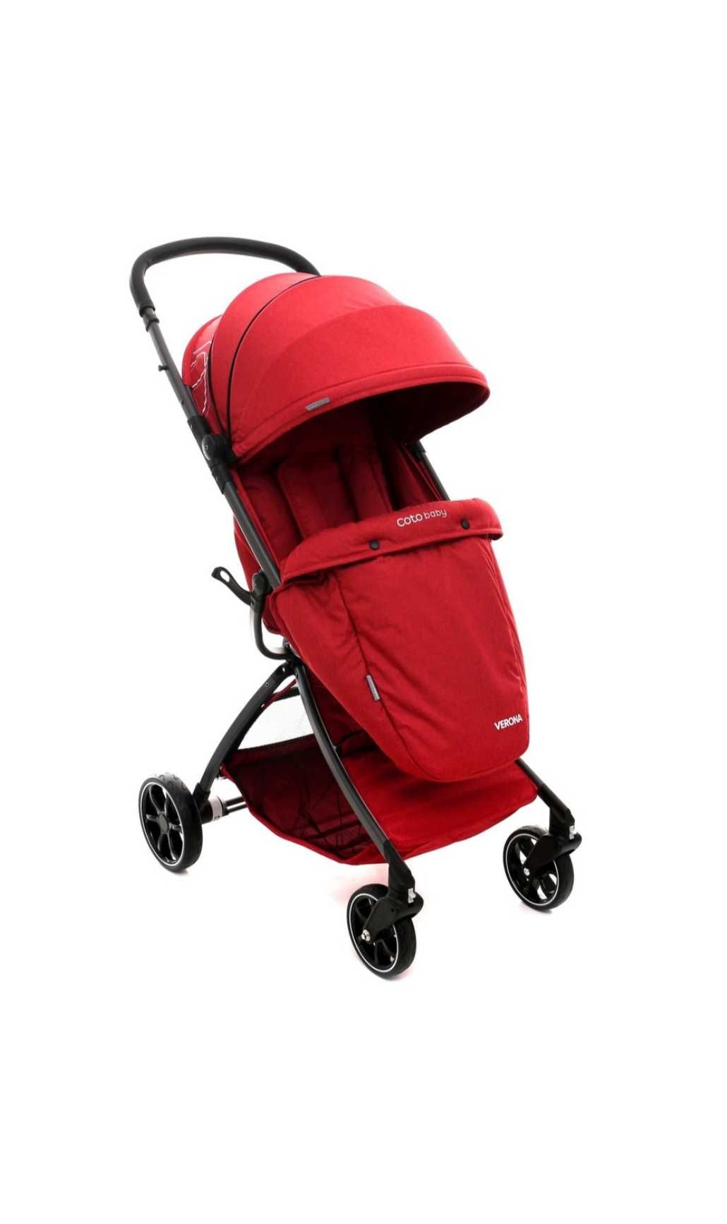 Детска количка Coto Baby Verona Comfort Line, Спортна, Червена