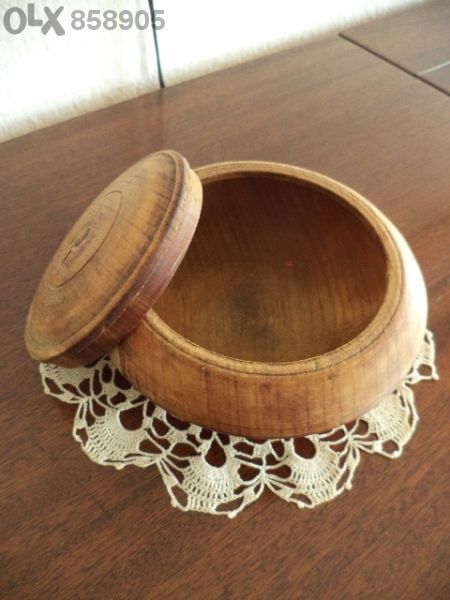 дървена купа диаметър 15/18 см