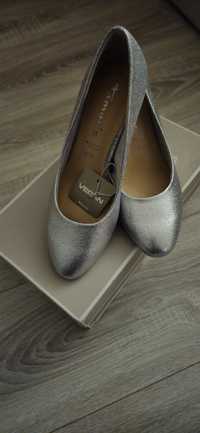 Pantofi Tamaris argintii mărimea 38