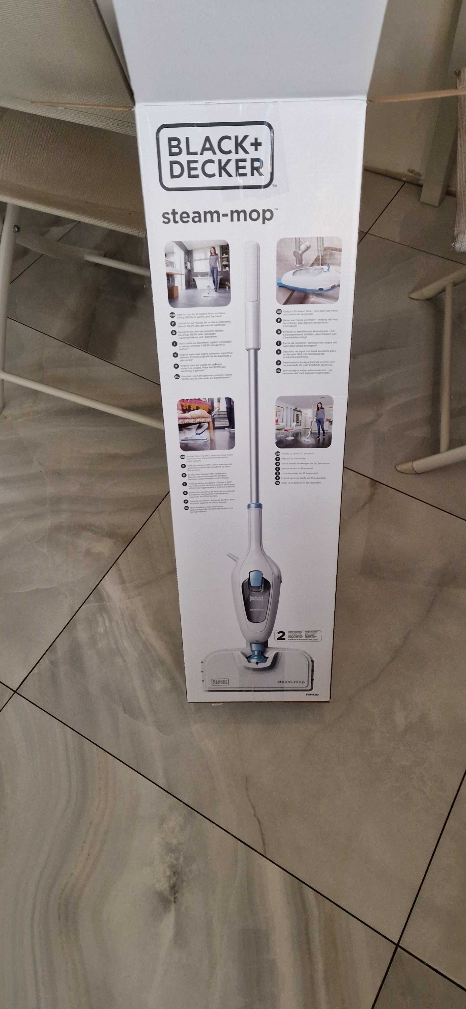 Mop cu aburi Black+Decker