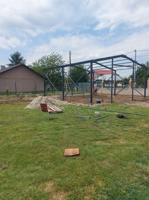 Vand structura metalica pentru hala de 8 X20X4 metri confectionata din