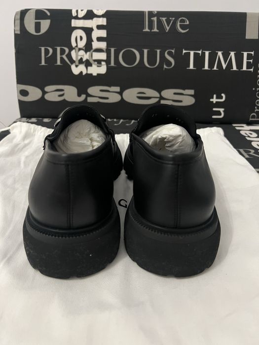 Salvatore Ferragamo Gancini Ornament Lug Sole Loafers