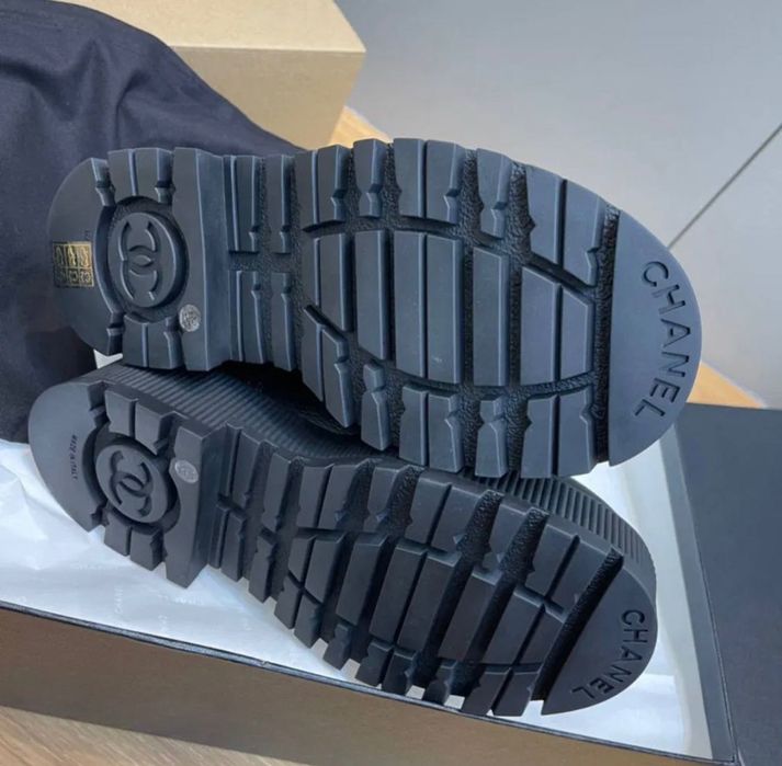 Ghete Chanel piele naturala dama