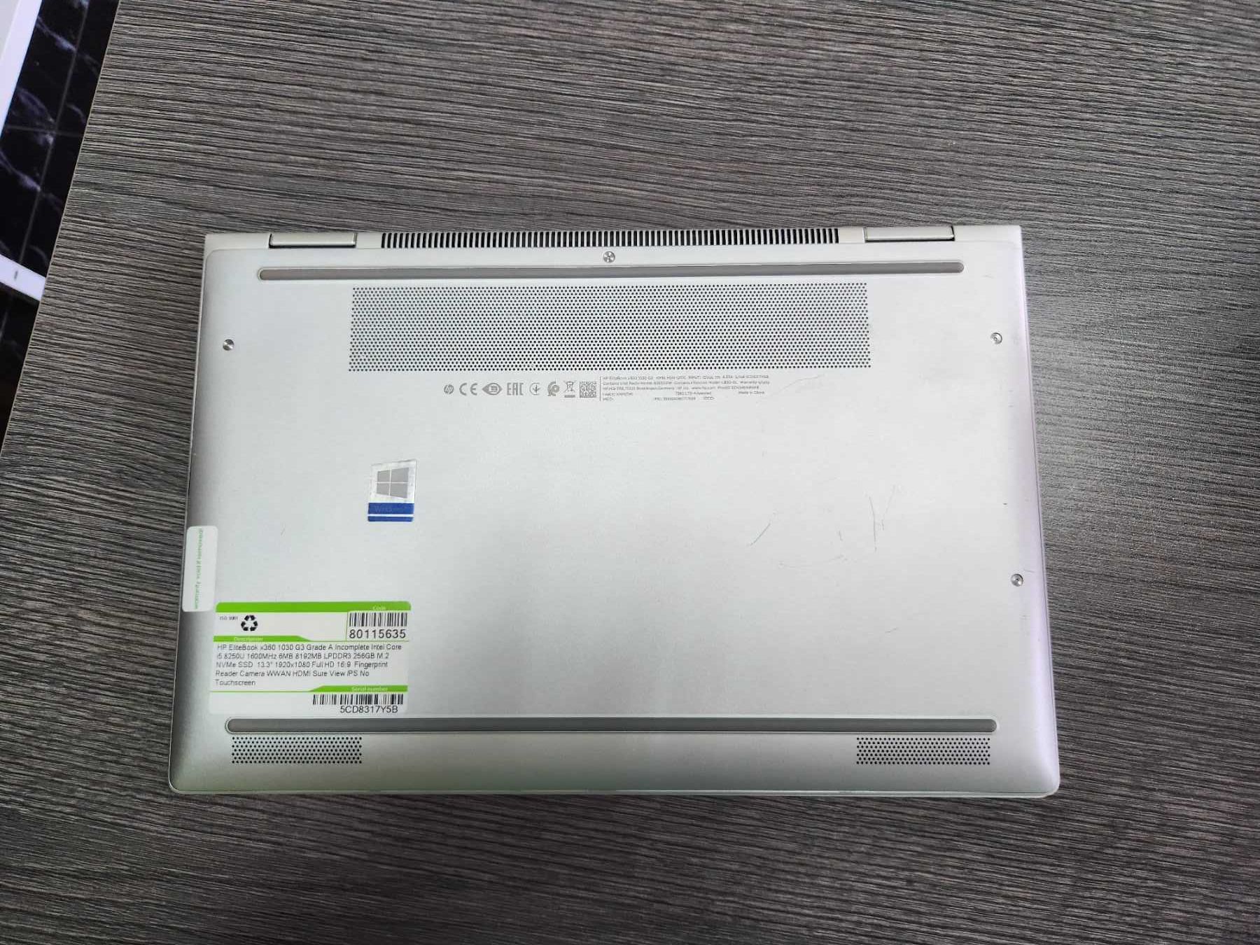 HP EliteBook x360 1030 G3 13.3" Full HD /i5 8250U / 8GB /256GB SSD