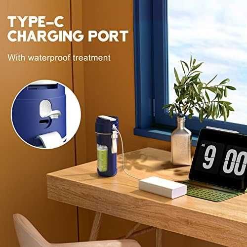 Нов мини блендер Бутилка електрически протеинов спортен шейкър 350мл