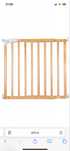 Poarta de siguranta lemn Childhome Maestro 73.5-104 cm Natural
