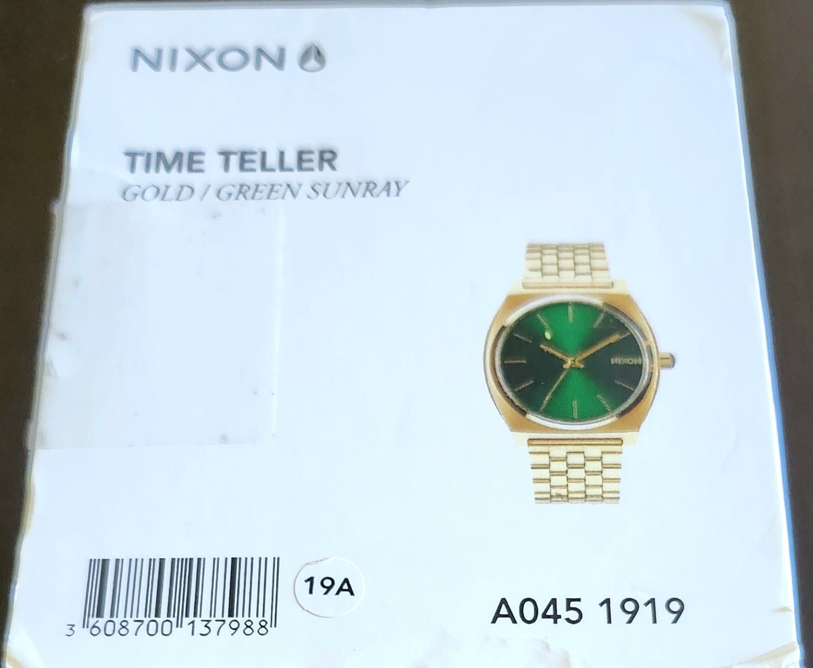 Ceas unisex NIXON Time Teller Gold/Green Sunray A045 1919