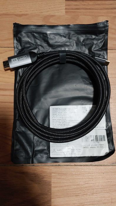 Cablu HDMI - USB-C 3M 4K 60Hz