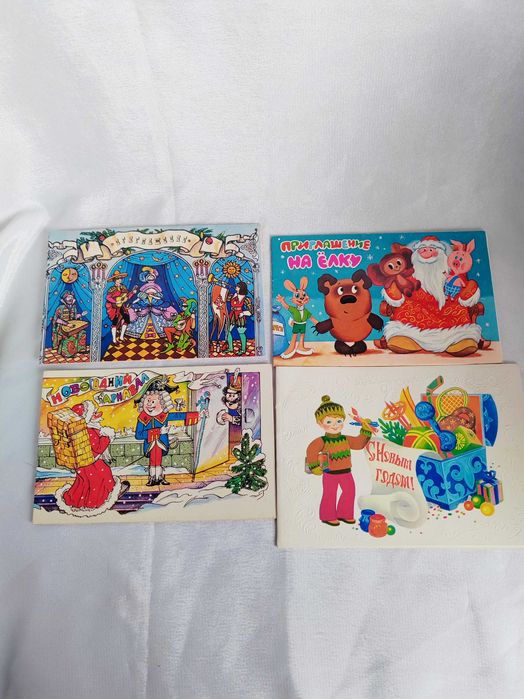 Открытки С Новым годом СССР 8 марта много разных