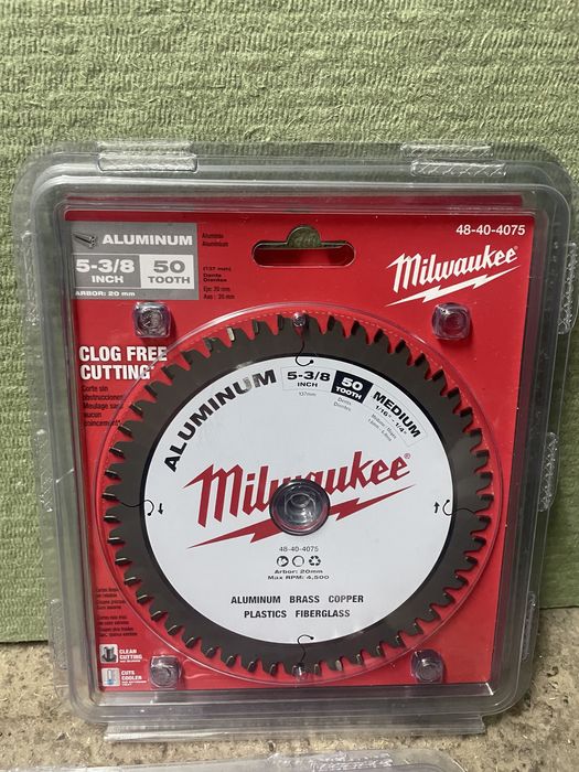 Disc fierastrau circular Milwaukee 48404075, D 20X135 mm, 50 dinti
