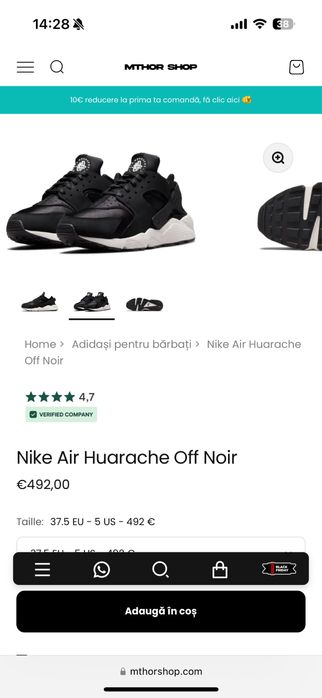 Adidasi Nike Hurache nr 37,5