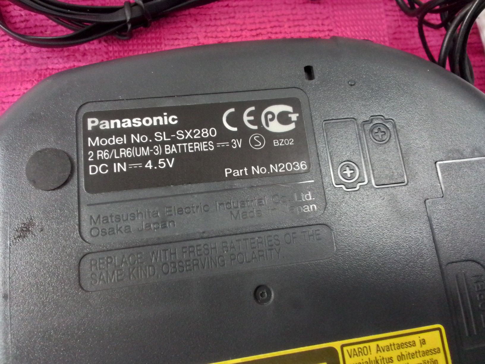 CD de calitate Panasonic