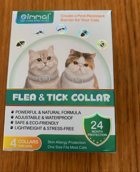 Нашийник против бълхи и кърлежи за котки