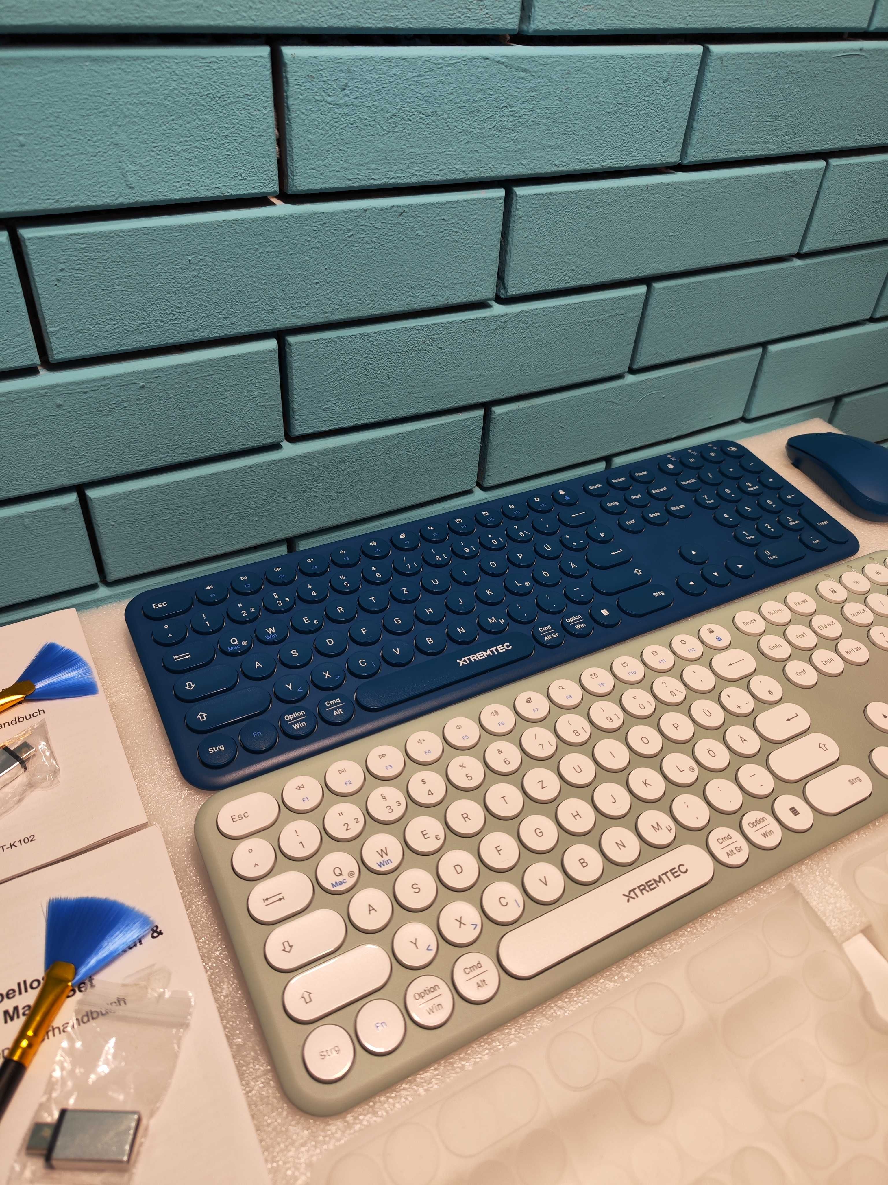 XTREMTEC Безжична клавиатура и мишка – пълен размер, QWERTZ DE