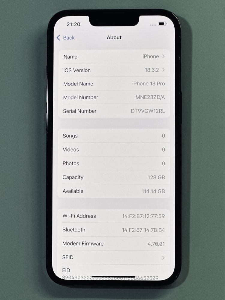 iPhone 13 Pro AlpineGreen 95% battery